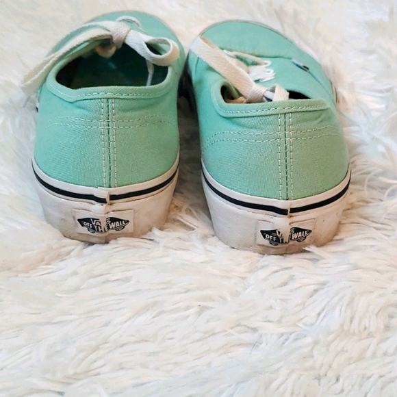 Vans authentic mint green skate shoe - Picture 5 of 6